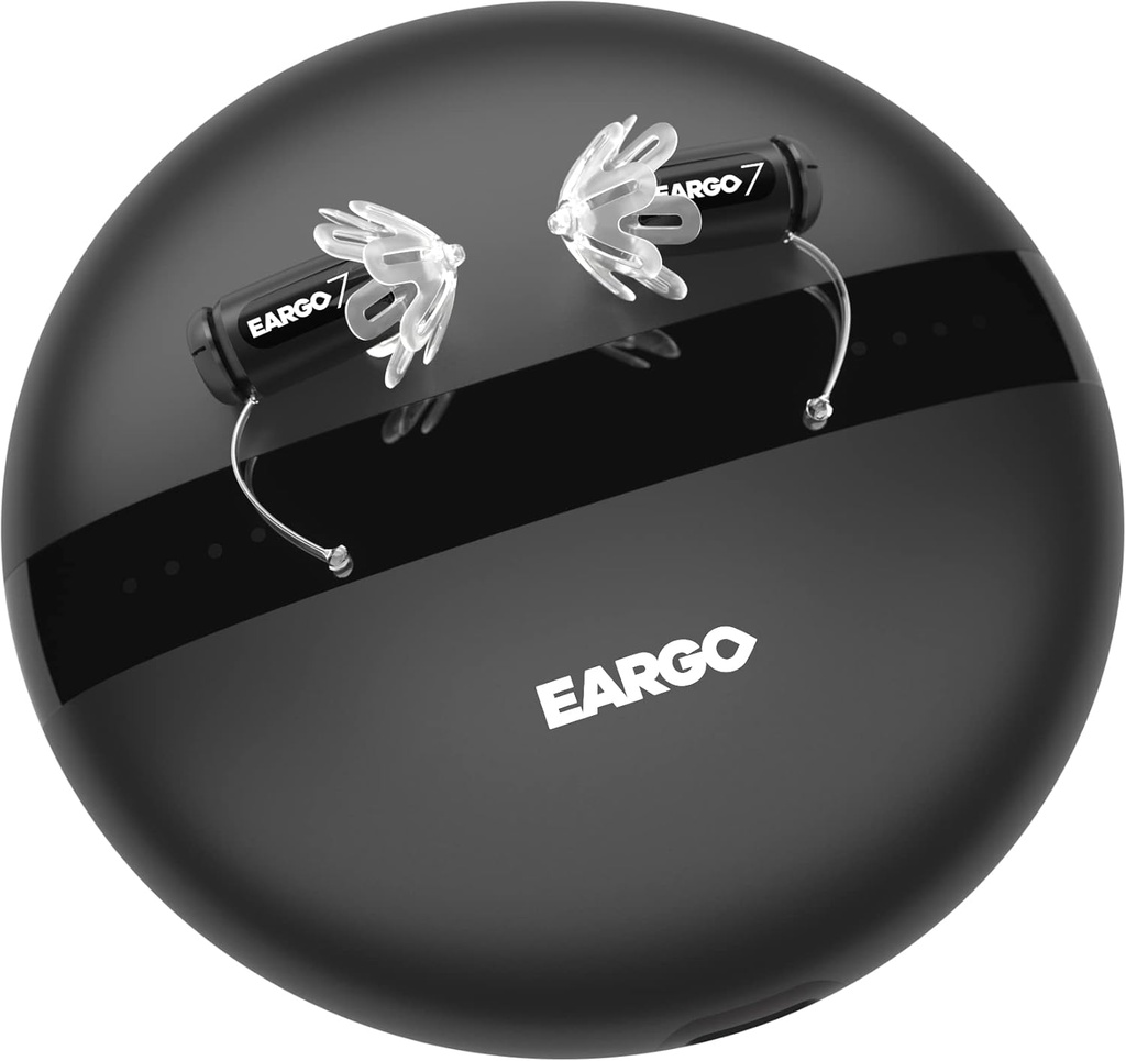 EARGO Eargo 7 Virtually Invisible Self-Fitting FDA-Cleared OTC CIC İşitme Yardımları - Isıtma, Yaşam Boyu Müşteri Desteği