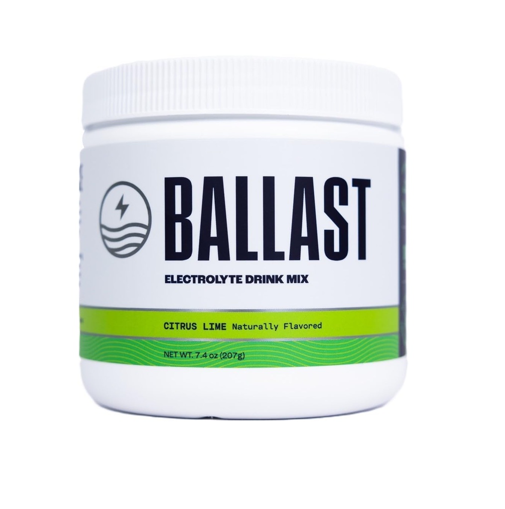 Ballast Zero-Sugar Electrolytes - Citrus Lime - Hydration Toz | DW & Paleo Dostu | Hızlı Rehidrasyon için Sıvı Günlük IV | Element Electrolytes Magnezyum, sodyum ve Pids | 30 Hizmet