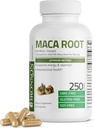 Bronson Maca Root Lepidium Meyenii Non-GMO, 250 κάψουλες χορτοφάγων