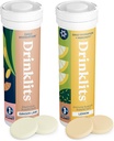 İçmeler Ginger-Lime Hydration & Lemon Immune Support (2) Tube Combo Pack | Great Taste – Daily Electrolytes – Essential Vitamins | 20 Services (10 Tabletler Per Tube)