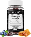 WXW Pure Himalaya Shilajit Gummies | Fulvic Acid & 85+ Trace Minerals | Ashwagandha, Gokshura | Nodrew Sugar | for Men, Women | Non-GMO | Lab Tested | 100% Natural | Geliştirilmiş Immunity 60 Gummy