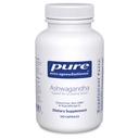 Pure Encapsulations Ashwagandha - 500 mg Ashwagandha Extract - Metabolism & Stres Desteği - Immune Support - GMO Free & Vegan - 120 Capsules