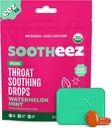 Sootheez Organik Throat Soothing Drops for Yetişkinler, Watermelon Mint, 25 Kont, Refillable, Great Tasting Drops That Sooth Sore Throats