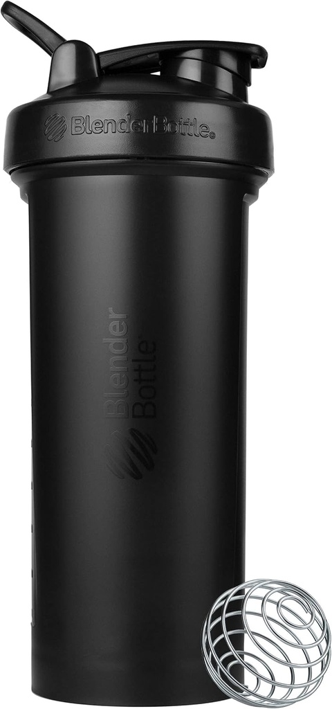 BlenderBottle Classic V2 Shaker Şişe Protein Shakes ve Pre Workout, 45-Ounce, Black