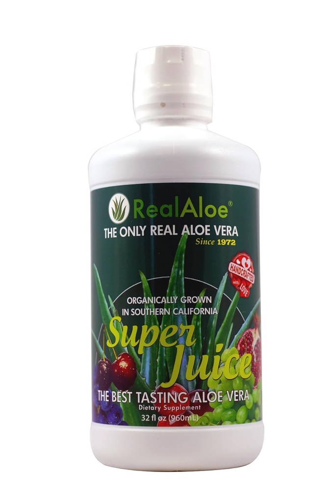 Gerçek Aloe Vera Super Juice, 32 Akışkan Ounce