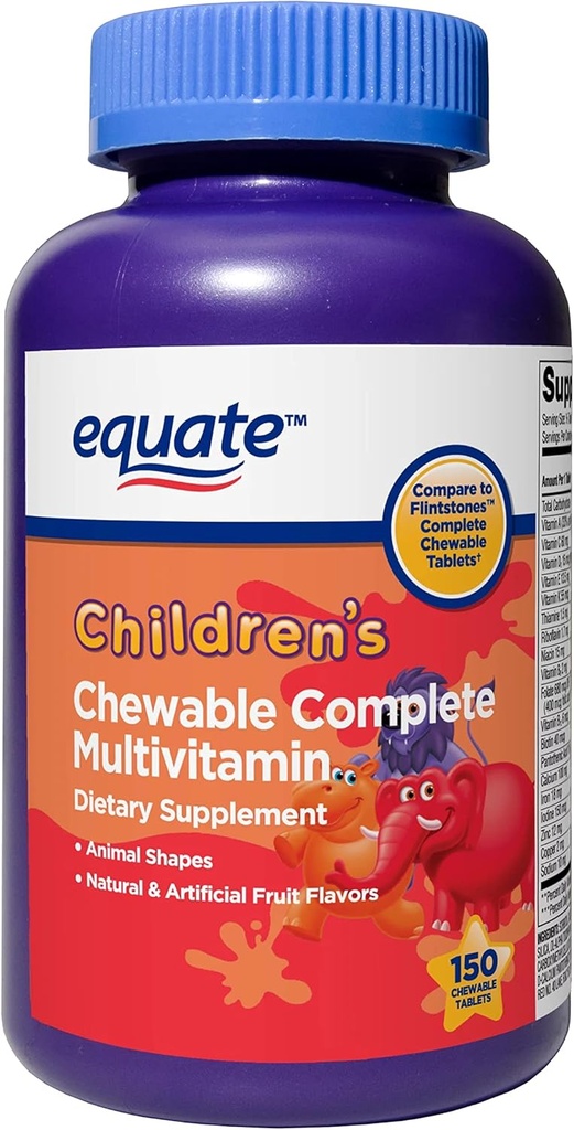 jogi Children's Chewable Complete Multivitamin Tabletleri Diyetsel Supplement,No Gluten veya Lactose 150 Count
