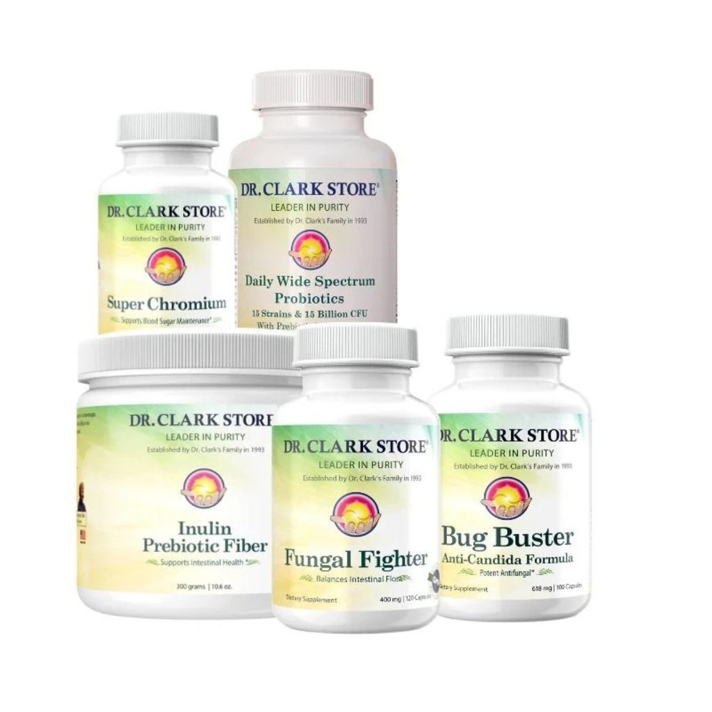 Dr Clark Store Candida Cleanse με ισχυρή αντι-Fungal Formula