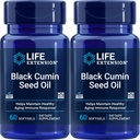 Life Extension Black Cumin Tohum Oil, 60 softgels (Pack of 2)