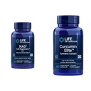 Life Extension NAD+ Cell Regenerator and Resveratrol Elite, NIAGEN nicotinamide riboside & Curcumin Elite Turmeric Extract, promotes a healthy inflammatory response