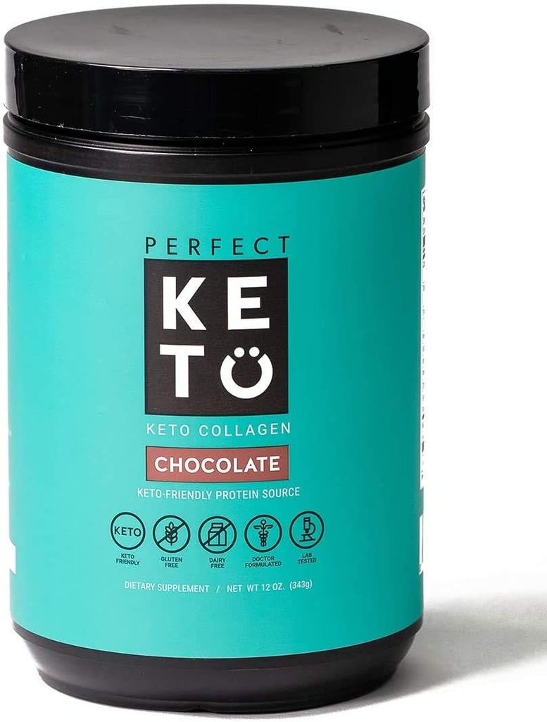 Mükemmel Keto Collagen Protein Tozu MCT Oil - Grassfed, GF, Multi Supplement, Ketgen Diyetleri için En İyi, Keto Creamer, Kahve ve Kadınlar için Shakes