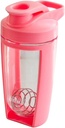 Moonlight Makers Cute 16oz Protein Shaker Bottle with Steel Whisk Ball - Leakproof, Dishwasher Safe Gym Bottle, Shaker Cups for Protein Shakes & Preworkout Drinks Mixer Cup, Fitness Gifts - Pink