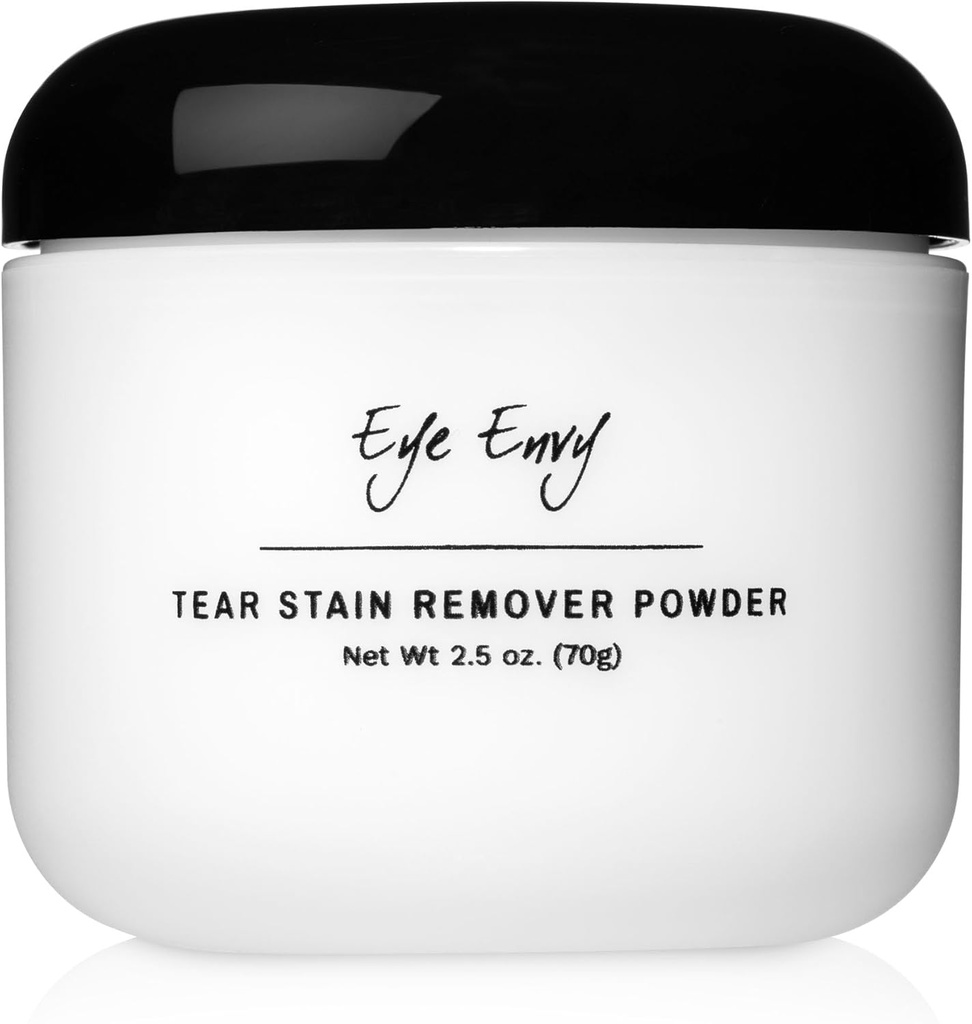 Eye Envy Tear Stain Donr Toz Köpekler ve Kediler için.% 100 Doğal, Güvenli. Gözlerin etrafında uygulayın. Absorbs ve Repels Tears. Keeps Area Kuru. Sence Nedenini Tedavi Ediyor. ABD'de (2.5 oz)
