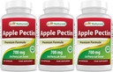 En İyi Doğallar Apple Pectin 700 mg - Diyetsel Fiber - Intestinal Support - 120 Capsules (120 Count (Pack of 3))