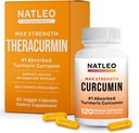 Theracurmin Turmeric Curcumin Supplement, 120 Kont, High Abxia Turmeric & Curcumin - Erkekler ve Kadınlar için Ortak Supplement - 42.6X More Bioavailablity