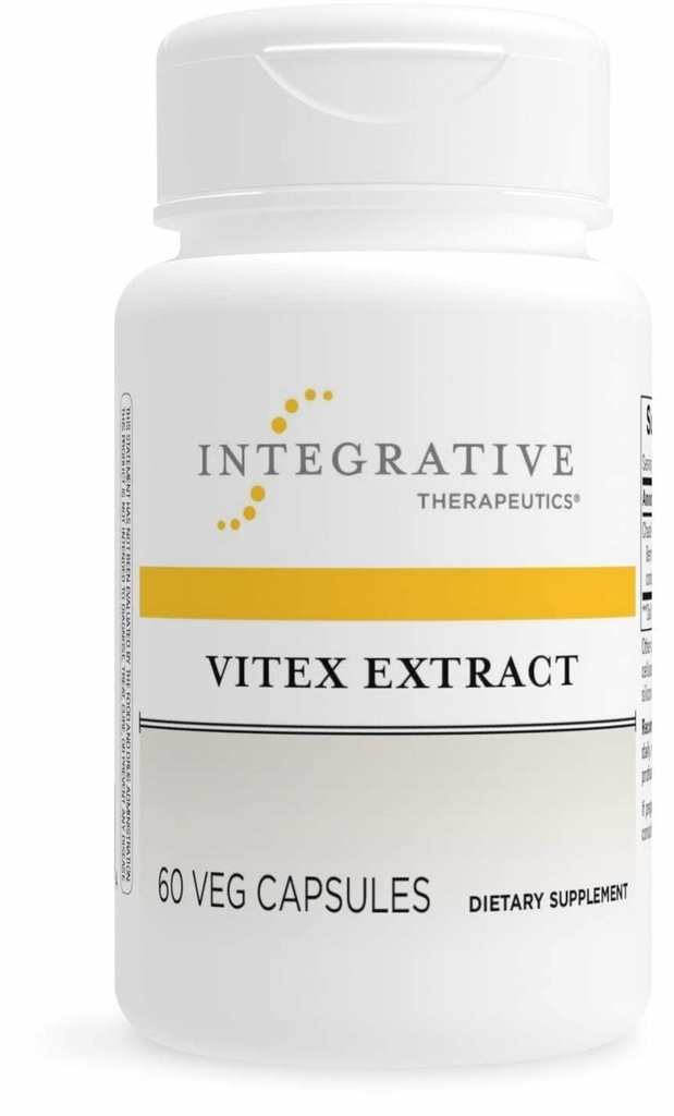 Integrative Pharmaceuticals Vitex Extract - Period Care Supplement for Premenstrual Support* - Εμμηνορρυσιακό Συμπλήρωμα για γυναίκες* - Vegan, Gluten-free & Dairy-Free - 60 Κάψουλες (60 Σερβιέτες)