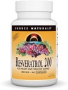 Source Naturals Resveratrol, για την καρδιά και υγιή γήρανση * - 200 mg- 60 κάψουλες χορτοφάγων