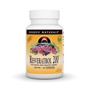 Source Naturals Resveratrol, για την καρδιά και υγιή γήρανση * - 200 mg- 60 κάψουλες χορτοφάγων