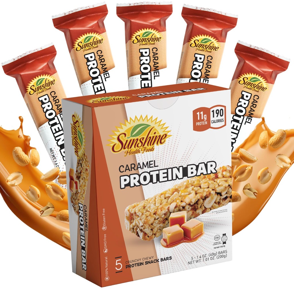 Gluten ücretsiz protein Bars, 5 Caramel Sağlıklı Protein Bars for Active Lifestyles, Ideal Protein Bars for Mealchange, Perfect High Protein Bars for Muscle Recovery, and Sustained Energy