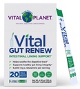 Vital Planet – Vital Gut Renew Toz Supplement for Leaky Gut Repair with L-Glutamine, Marshmallow and Ginger Root, DGL Licorice Root and Organic Aloe Vera, L Glutamine 6000 mg, 20 Single Serve Packs