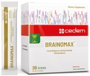 İsviçre BRAINOMAX 20 Toz Sticks, Brain ATM Supplement, Cherry-Vanilla Flavor with Citicoline, N-Acetyl-L-Carnitine, Nootropic Brain Supplements for Memory and Focus, Cognitive Support
