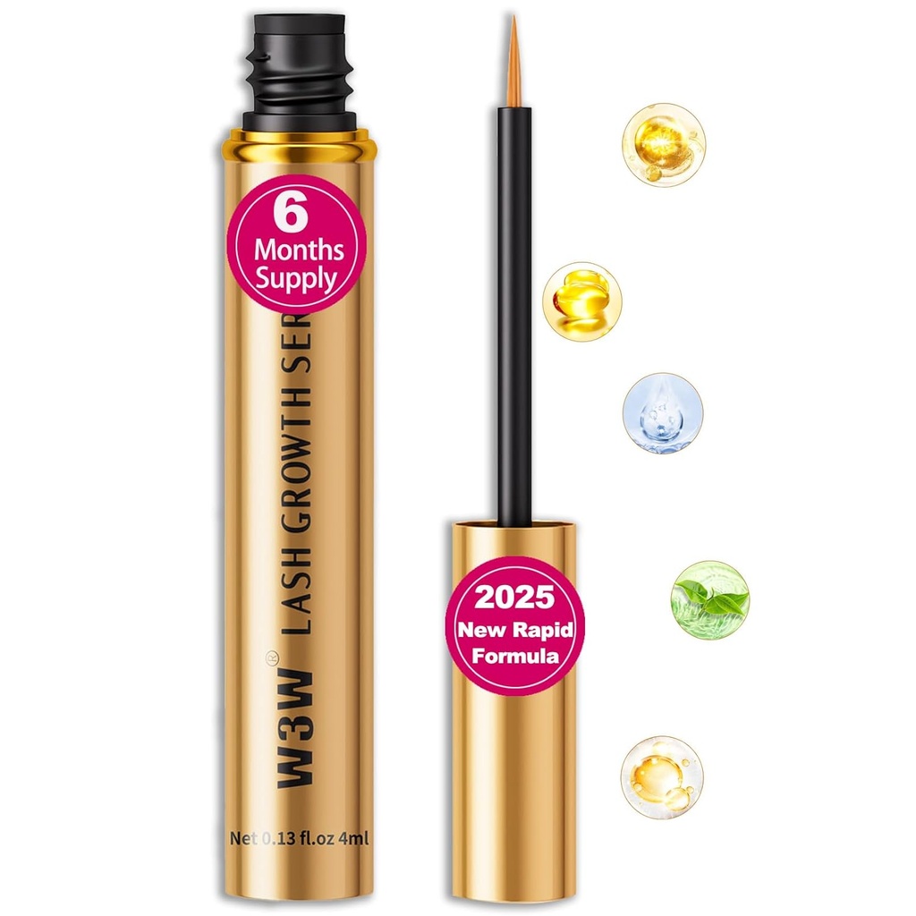 Lash serum, 2025 Yükselt, Hızlı Gözlash Büyümesi Güçlü,Sağlıklı Lashes,Eyebrow Büyüme Serum, Doğal Malzemeler (Güncellendi Lash Surem)