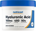 Nutricost Hyaluronik Asit Toz 50 Grams - Su ►, Fine Toz, Gluten Free, Non-GMO