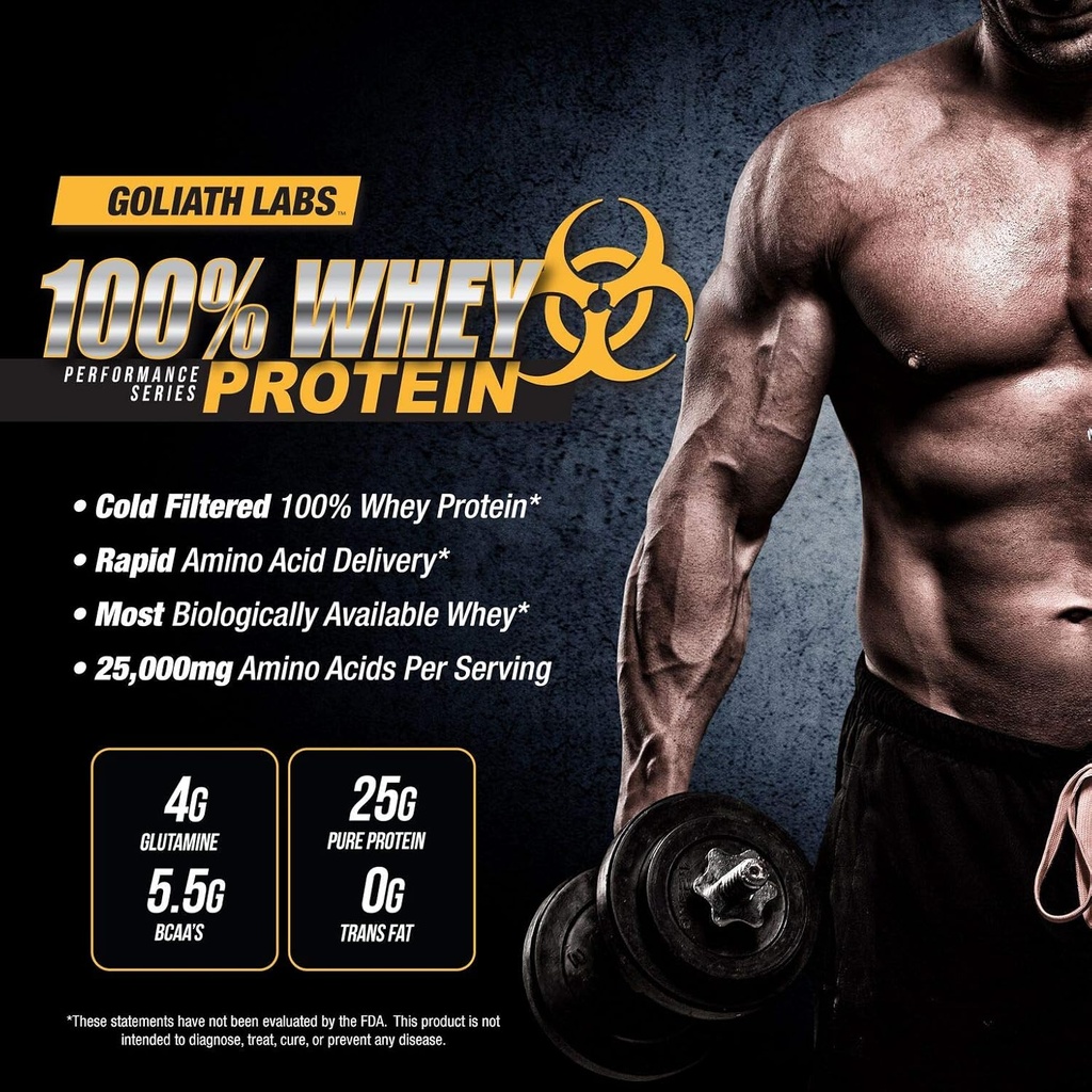 Γολιάθ Labs 100% Whey Protein Powder 20 lb (Βανίλια)
