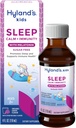 Τα παιδιά του Hyland Sleep Calm & Immunity με μελατονίνη, Sugar-Free Sleep Aid Liquid με μαγνήσιο, βιταμίνη D, ψευδάργυρο & elderberry, Προάγει τον ύπνο & υποστηρίζει την ανοσοποιητική υγεία, Ηλικίες 2+, Grape Flavor, 4 Fl. Oz.