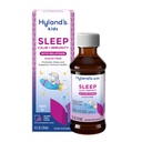 Hyland'ın çocukları Melatonin, Sugar-Free Sleep Aid Liquid ile Magnezyum, Vitamin D, çinko & Elderberry, Sleep & Supports Immune Health, Ages 2+, Grape Flavor, 4 Fl. Oz.