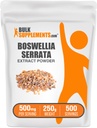BulkSupplements.com Boswellia Serrata Extract Powder - Boswellia Supplement, from Frankincense Resin - Vegan & Gluten Free, 500mg per Service, 250g (8,8 oz) (Pack of 1)