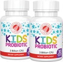 Silver Fern Brand Kids Ultimate Probiotic - 2 Μπουκάλια - 30 Μασώμενα Δισκία Κάθε - Ζάχαρη & Χωρίς Γλουτένη - Παιδικό Συμπλήρωμα Διατροφής - DNA & Επιβίωση Επαληθευμένο - Digestive & Immune Support