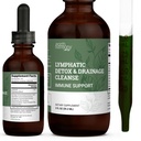 Dünya Harmony Lymphatic Drage Drops, Lymph Detox - Soursop ile Tamam, Cat's Claw Bark, Astragalus, Wormwood, Lymph Node Detox, Lymphatic Support Cleanse (2 Oz)