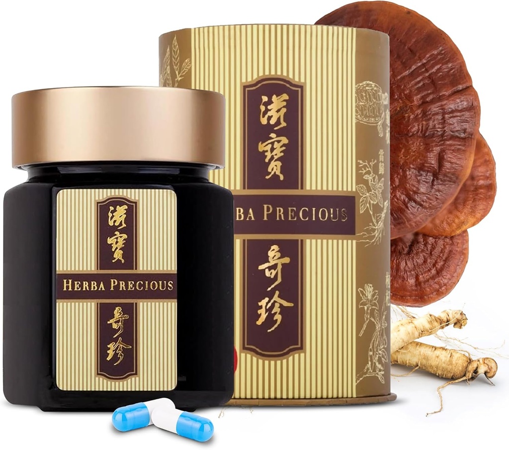 Vita Green Herba Precious – Herbal Supplement for Dizziness, Vertigo, & Energy Boost – China Herbs for Liver, Kidney, Circulation, and Reproductive Health – 30 Capsules