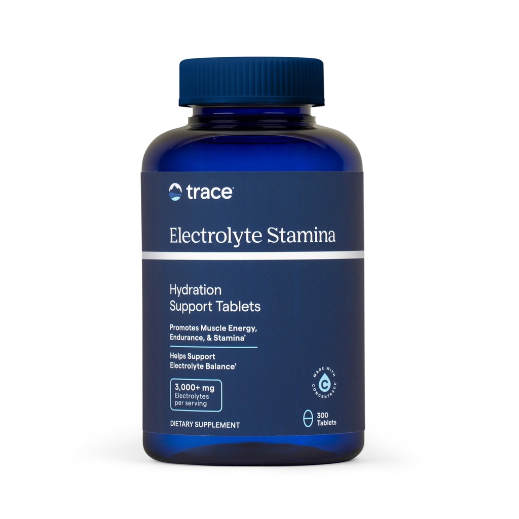Trace Minerals Electrolyte Stamina - Daily Hydration Supplement for Electrolyte Balance - Energy Support - Full Spectrum of Ionic Minerals - Vegan - Gluten-Free - 300 Count (50 Servings)
