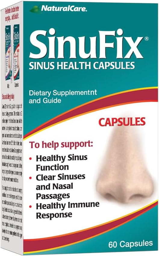 NaturalCare SinuFix κάψουλες, προωθεί την υγιεινή λειτουργία του κόλπου, 60 κόμης
