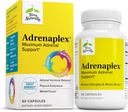 Terry Natural Adrenaplex - Adrenal Gland Function Supplement - Glandular Support Supplement with Vitamins C & B6 - Diyet Supplement to Support Health Adrenal Function - 60 Capsules