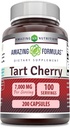 Amazing Formulas Tart Cherry Extract 700 Mg Ekstraksiyonu (10:1) Per Oda Kapsülleri Tamam | 7000 Mg | Non-GMO | Gluten Free | ABD'de Yapılacaklar (1 Pack | 200 Count)