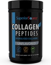 Superior Source Collagen Peptides Hydrolyzed Collagen - από το Grass-Fed Cows - Υποστηρίζει υγιή μαλλιά, δέρμα, νύχια, Λίγκα & Tendons - Χωρίς γλουτένη & χωρίς γαλακτοκομικά - Χωρίς γεύση, 12.7 oz