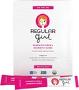 Regular Girl Organic Powder, Prebiotic Fiber Supplement and Probiotics for Women, Low FODMAP, 30 On-The-Go Packets, Unflavored, 30 Serving Packets