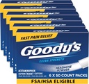 Goody's Extra Strength Headache Tozs 50 ea (Pack of 6)