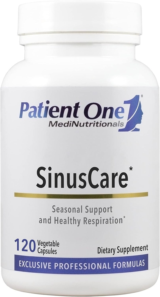 Hasta One SinusCare | Sağlıklı Sinus, Nasal, Lung ve Respiratory Function* | NAC, Quercetin ve More | 120 Capsules
