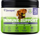 ZENAPET Dog Immune Support Premium Powder Topper, Turkey Tail, Spirulina & Beta-Glucan, Υποστηρίζει ένα υγιές ανοσοποιητικό σύστημα & Digetion, Human-Grade, Made in USA