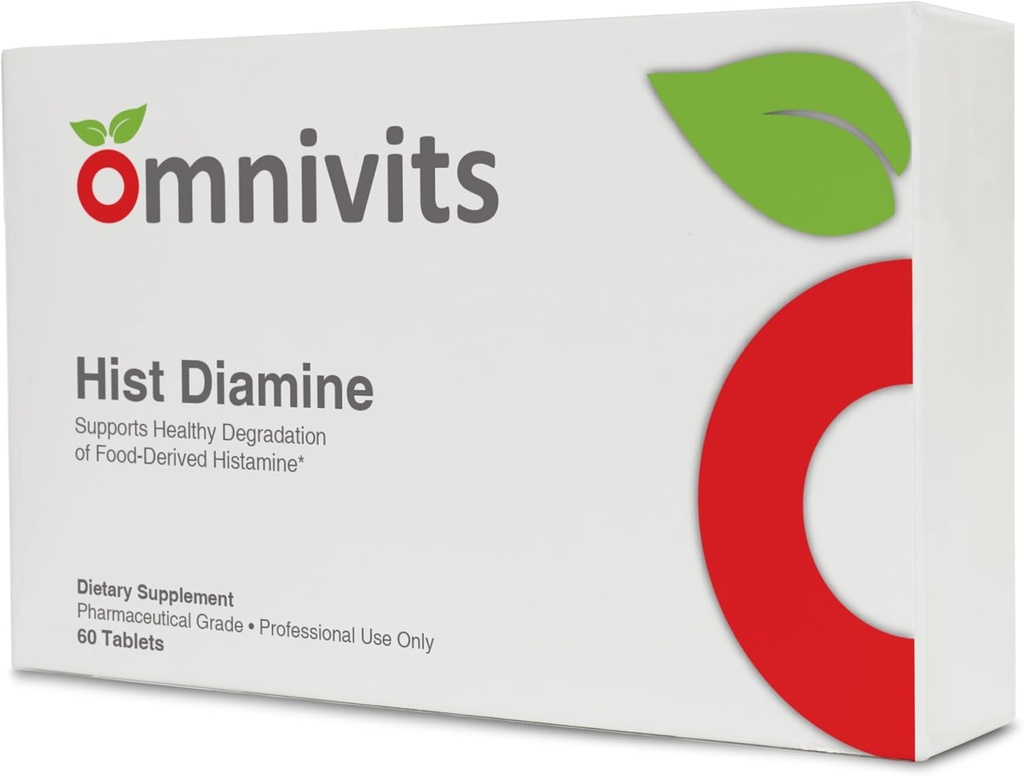 Hist Diamine | Histamine Blocker | Supplement to Supports Healthy Degradation of Food-Derived Histamine | Diamine Oxidase Enzyme Formula | 20,000 HDU of DAO | 60 Tablets