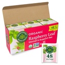 Geleneksel Medicinals Tea, Organik Raspberry Leaf, Eases Menstrual Cramps, Sağlıklı bir Hamile Destekler, 48 Çay Çanta (3 Paket)