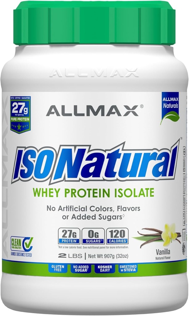 ΣΥΝΤΟΜΟΓΡΑΦΙΑ ΤΟΥ Tombow ALLMAX Whey Protein Isolate, Vanilla - 2 lb - 27 γραμμάρια πρωτεΐνης ανά Scoop - Zero Fat & Sugar - 99% Λακτόζη Χωρίς - με Πρεβιοτικά - Δεν Τεχνητές Γεύσεις - Περίπου 29 Μερίδες