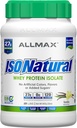 Tombow ALLMAX ISONATURAL Whey Protein Isolate, Vanilla - 2 lb - 27 Grams of Protein Per Scoop - Zero Fat & Sugar - 99% Lactose Free - with Prebiotics - No Artificial Flavors - Approx. 29 Servings