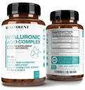 Hyaluronic Acid Supplements 250mg ile 200 mg Vitamin C, 1000 mg L-Proline & Anti-Aging Faydaları, Americanful Skin, Commons & Connective Tcon Health - 120 Capsules