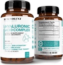 Hyaluronic Acid Supplements 250mg ile 200 mg Vitamin C, 1000 mg L-Proline & Anti-Aging Faydaları, Americanful Skin, Commons & Connective Tcon Health - 120 Capsules