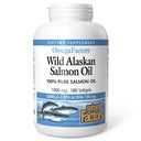 Doğal Faktörler Wild Alaskan Salmon Oil Omega-3, EPA, DHA & Vitamin D, Beyin ve Kalp Sağlığı, 180 Softgels