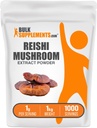 BulkSupplements.com Reishi Mushroom Extract Powder - Reishi Mushroom Powder, Συμπλήρωμα για το συνολικό Well-Being - Χωρίς γλουτένη, 1g ανά σέρβις, 1kg (2,2 lbs) (πακέτο των 1)